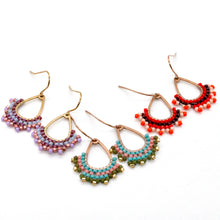 Load image into Gallery viewer, Mini Seed Bead Dangle Earring - Seeds Collection- E8-029
