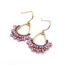 Load image into Gallery viewer, Mini Seed Bead Dangle Earring - Seeds Collection- E8-029
