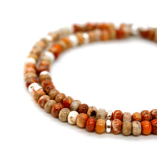 Load image into Gallery viewer, Ivory Jasper + Silver Necklace - NC-521S
