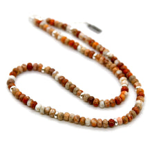 Load image into Gallery viewer, Ivory Jasper + Silver Necklace - NC-521S
