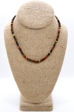 Load image into Gallery viewer, Picasso Jasper + Gold Necklace - NC-522G
