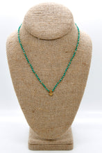 Load image into Gallery viewer, Amazonite Mini Heart Short Necklace - N2-2762D
