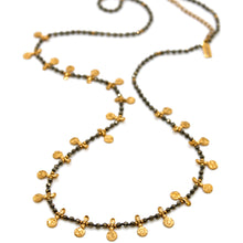 Load image into Gallery viewer, Pyrite and Mini Gold Specks Necklace - N2-2763A
