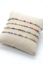 Load image into Gallery viewer, Mini Rainbow Miyuki Seed Bead Single Adjustable Bracelet -Seeds Collection- B8-013
