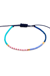 Single Strand Miyuki Seed Bead Adjustable Bracelet -Seeds Collection- B8-019