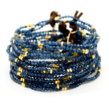 Load image into Gallery viewer, Luxury Mini Faceted Sapphire Stone Bracelet - BC-600
