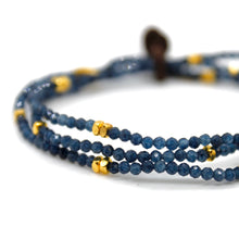 Load image into Gallery viewer, Luxury Mini Faceted Sapphire Stone Bracelet - BC-600

