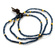 Load image into Gallery viewer, Luxury Mini Faceted Sapphire Stone Bracelet - BC-600
