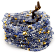 Load image into Gallery viewer, Luxury Mini Faceted Sodalite Stone Bracelet - BC-602
