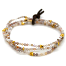 Load image into Gallery viewer, Luxury Mini Faceted Persian Agate Stone Bracelet - BC-605
