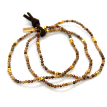 Load image into Gallery viewer, Luxury Mini Faceted Picture Jasper Stone Bracelet - BC-606
