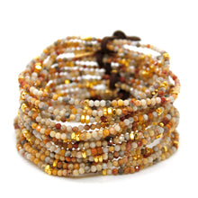 Load image into Gallery viewer, Luxury Mini Faceted Crazy Agate Stone Bracelet - BC-607
