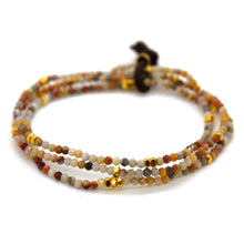 Load image into Gallery viewer, Luxury Mini Faceted Crazy Agate Stone Bracelet - BC-607
