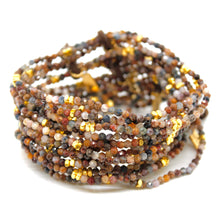 Load image into Gallery viewer, Luxury Mini Faceted Pietersite Stone Bracelet - BC-609
