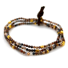 Load image into Gallery viewer, Luxury Mini Faceted Pietersite Stone Bracelet - BC-609
