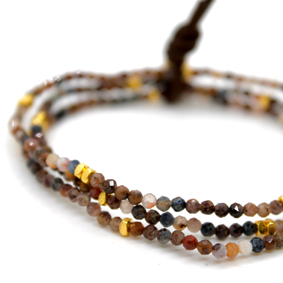 Luxury Mini Faceted Pietersite Stone Bracelet - BC-609