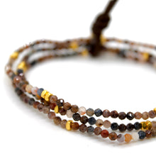 Load image into Gallery viewer, Luxury Mini Faceted Pietersite Stone Bracelet - BC-609
