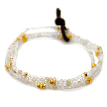 Load image into Gallery viewer, Luxury Mini Faceted Gold Rutilated Quartz Bracelet - BC-612
