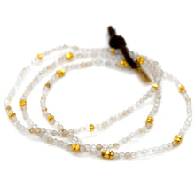 Load image into Gallery viewer, Luxury Mini Faceted Gold Rutilated Quartz Bracelet - BC-612
