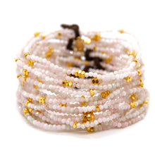 Load image into Gallery viewer, Luxury Mini Faceted Pink Opal Bracelet - BC-613
