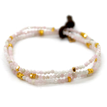 Load image into Gallery viewer, Luxury Mini Faceted Pink Opal Bracelet - BC-613
