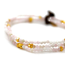 Load image into Gallery viewer, Luxury Mini Faceted Pink Opal Bracelet - BC-613
