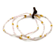 Load image into Gallery viewer, Luxury Mini Faceted Pink Opal Bracelet - BC-613
