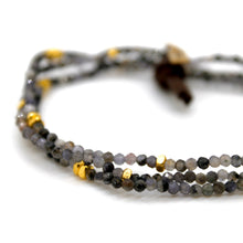 Load image into Gallery viewer, Luxury Mini Faceted Iolite Stone Bracelet - BC-617

