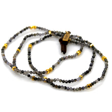 Load image into Gallery viewer, Luxury Mini Faceted Iolite Stone Bracelet - BC-617
