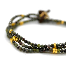 Load image into Gallery viewer, Luxury Mini Faceted Dragon's Blood Jasper Stone Bracelet - BC-619
