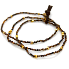 Load image into Gallery viewer, Luxury Mini Faceted Tiger's Eye Stone Bracelet - BC-621
