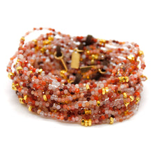 Load image into Gallery viewer, Luxury Mini Faceted Carnelian Agate Stone Bracelet - BC-622
