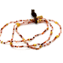 Load image into Gallery viewer, Luxury Mini Faceted Carnelian Agate Stone Bracelet - BC-622
