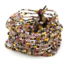 Load image into Gallery viewer, Luxury Mini Faceted Tourmaline Stone Bracelet - BC-629
