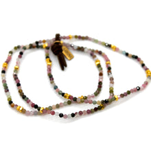 Load image into Gallery viewer, Luxury Mini Faceted Tourmaline Stone Bracelet - BC-629

