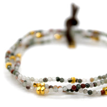 Load image into Gallery viewer, Luxury Mini Faceted Chicken's Blood Stone Bracelet - BC-631
