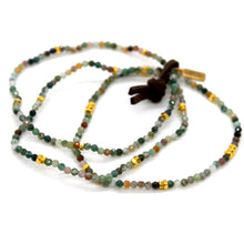 Load image into Gallery viewer, Luxury Mini Faceted Indian Agate Stone Bracelet - BC-632
