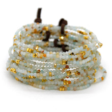 Load image into Gallery viewer, Luxury Mini Faceted Amazonite Stone Bracelet - BC-637
