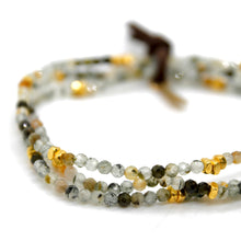 Load image into Gallery viewer, Luxury Mini Faceted Prehnite Stone Bracelet - BC-639
