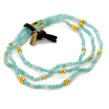 Load image into Gallery viewer, Luxury Mini Faceted Amazonite Stone Bracelet - BC-641
