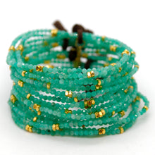 Load image into Gallery viewer, Luxury Mini Faceted Amazonite Stone Bracelet - BC-645
