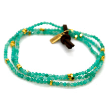 Load image into Gallery viewer, Luxury Mini Faceted Amazonite Stone Bracelet - BC-645
