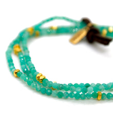 Load image into Gallery viewer, Luxury Mini Faceted Amazonite Stone Bracelet - BC-645
