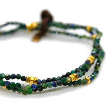 Load image into Gallery viewer, Luxury Mini Faceted Phoenix Lapis Stone Bracelet - BC-646
