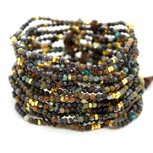 Load image into Gallery viewer, Luxury Mini Faceted Turquoise Stone Bracelet - BC-647

