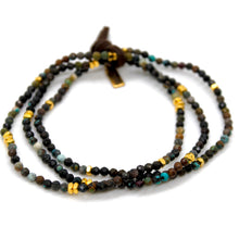 Load image into Gallery viewer, Luxury Mini Faceted Turquoise Stone Bracelet - BC-647
