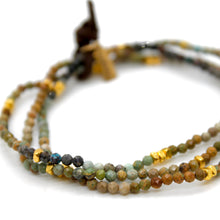 Load image into Gallery viewer, Luxury Mini Faceted Gradient Hubei Turquoise Stone Bracelet - BC-648
