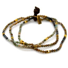 Load image into Gallery viewer, Luxury Mini Faceted Gradient Hubei Turquoise Stone Bracelet - BC-648
