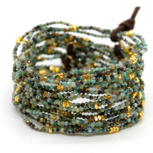 Load image into Gallery viewer, Luxury Mini Faceted African Turquoise Stone Bracelet - BC-649
