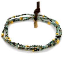 Load image into Gallery viewer, Luxury Mini Faceted African Turquoise Stone Bracelet - BC-649
